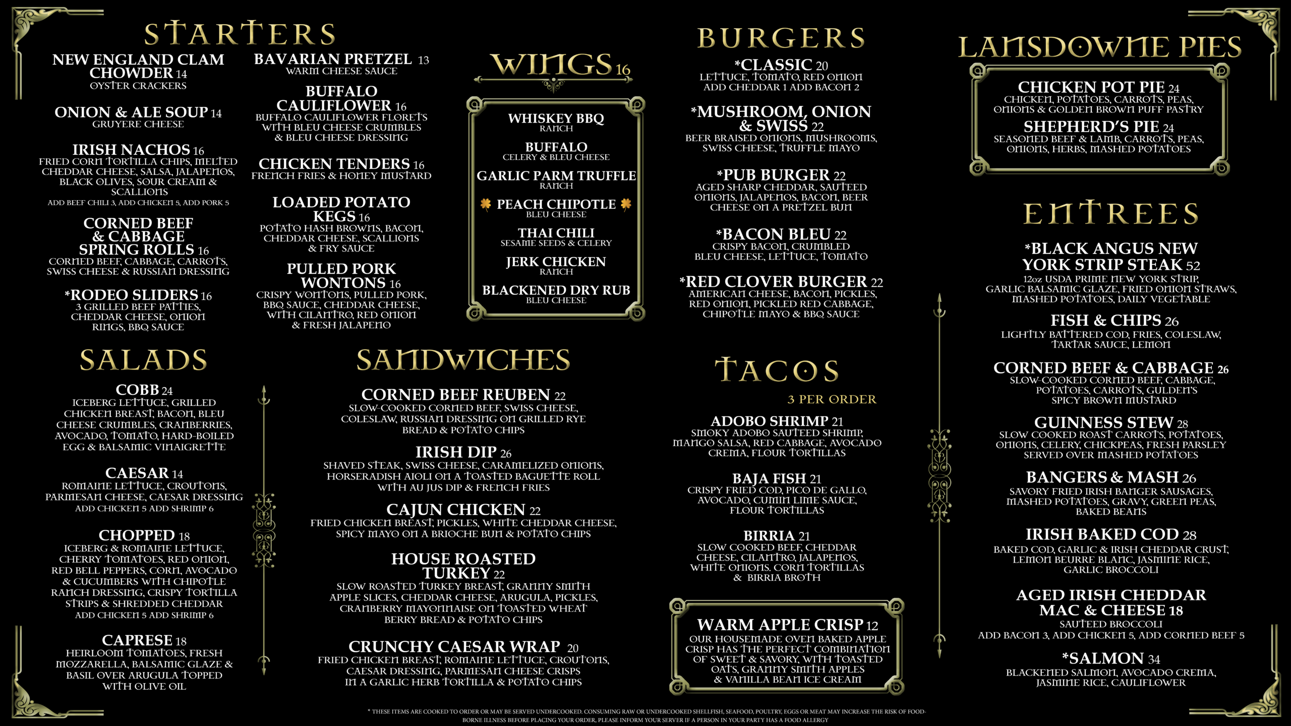 MAY 2026 LD MENU